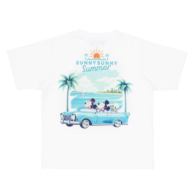 Tシャツ(100cm〜120cm) 2,400円｜東京ディズニーリゾート「SUNNY SUNNY Summer」グッズ｜販売店舗：東京ディズニーランド「グランドエンポーリアム」、東京ディズニーシー「タワー・オブ・テラー・メモラビリア」｜発売日：2025年6月5日（木）