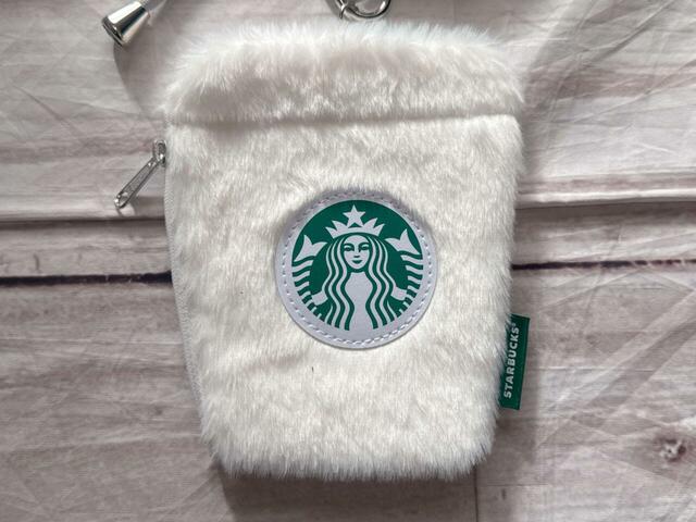 スタバのカップモチーフのポーチ