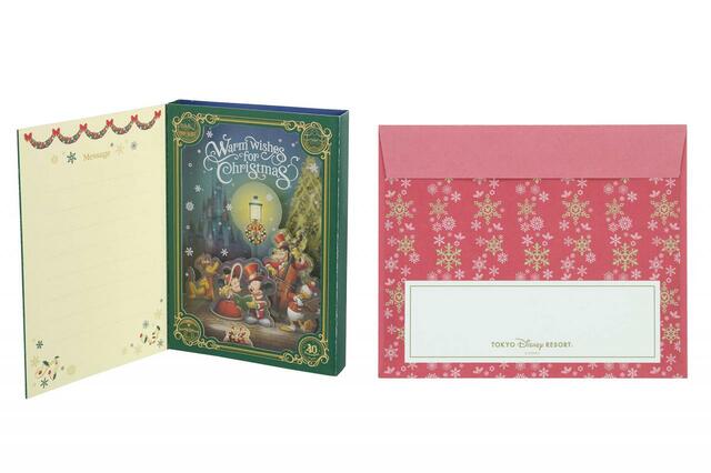 グリーティングカード 1,100円｜「ディズニー・クリスマス」スペシャルグッズ｜東京ディズニーリゾート40周年“ドリームゴーラウンド”｜発売日：2023年11月7日（火）｜販売店舗：東京ディズニーランド「ディズニー＆カンパニー」、東京ディズニーシー「エンポーリオ」