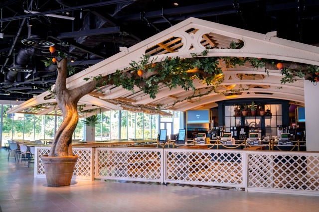 バックロットカフェの外観