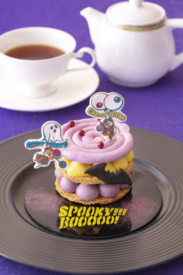 ディズニーアンバサダーホテル_「ハイピリオン・ラウンジ」“ディズニー・ハロウィーン”ケーキセット