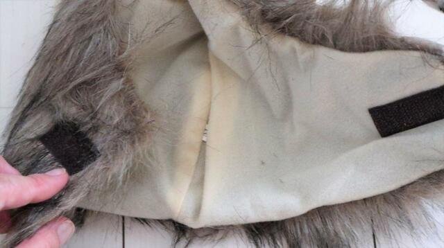 【SHEIN ライオン風ペットヘッドウェア】面ファスナーであごの位置を留める仕様★