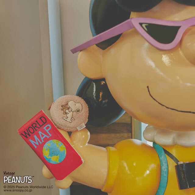 【PEANUTS】SNOOPY×BEAR アップリケポーチ ￥5,390