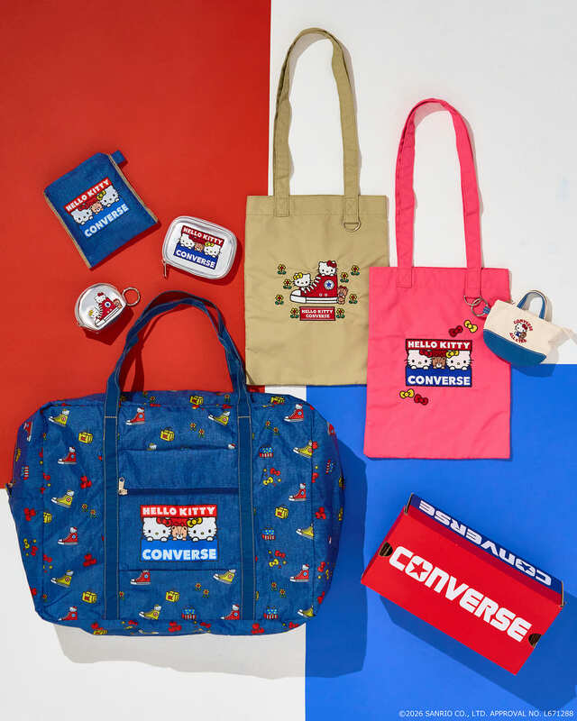 【CONVERSE×HELLO KITTY】毎日のコーデに取り入れたいファッション雑貨も大充実!