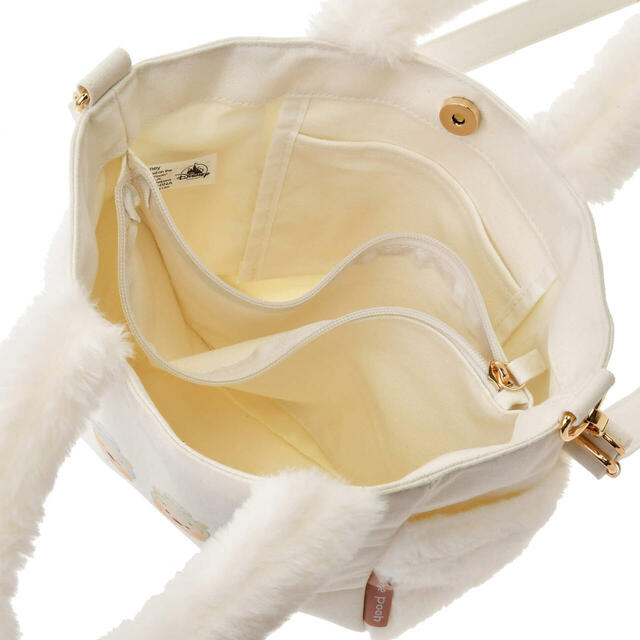 プーさん トートバッグ 2WAY ホワイト WHITE POOH 3,800円