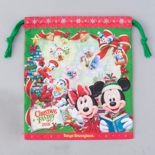 きんちゃく ¥700｜東京ディズニーランド「クリスマス・ファンタジー」（2016年）スペシャルグッズ
