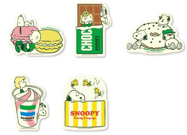 第2弾：2024年5月7日（火） AM10:00～ 「オリジナルステッカー」全5種 ファミリーマート限定デザインのダイカットステッカー