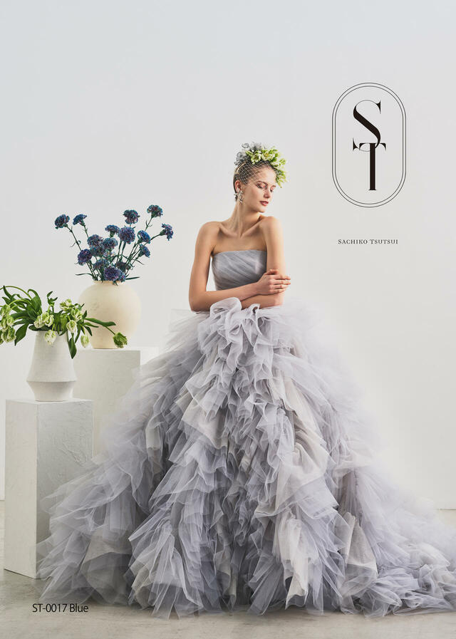 【クラウディア】ST新作ウェディングドレス｜ST-0017_Blue