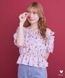 ミニー/さくらんぼ柄ペプラムブラウス ¥12,900