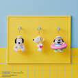 【PEANUTS×Afternoon Tea】マスコットキーチャーム 各¥2,970/浮き輪やスカーフで夏支度をしたスヌーピーたちのデザイン