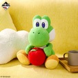 【一番くじ スーパーマリオ with YOSH】A賞：ヨッシーのぬいぐるみ with りんご（全1種）