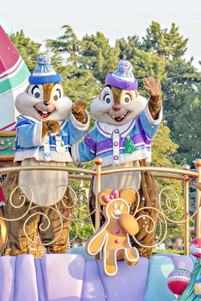 2024年11月14日 「ディズニー・クリスマス」プレスプレビュー/東京ディズニーランド/ディズニー・クリスマス・ストーリーズ“フォンド・フェアウェル”の模様