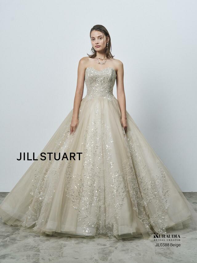 【JILL STUART（ジルスチュアート）新作ウェディングドレス】JIL0388-Beige