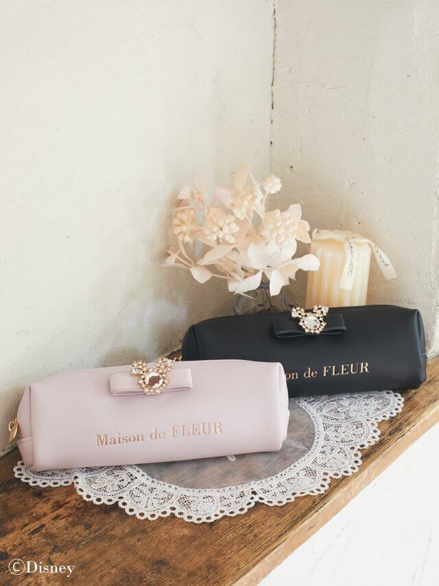 Mickey Mouse/ビジューロングポーチ｜¥4,400