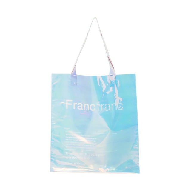 「クリア トートバッグ」オーロラ