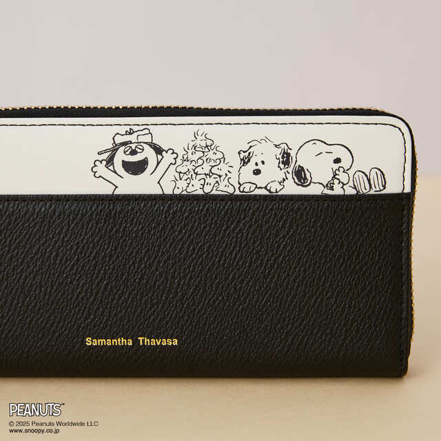 【サマンサタバサ「スヌーピー」コレクション】ハピネスタイムを楽しんでいる様子のスヌーピーとなかまたち