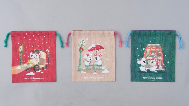 きんちゃくセット ¥1,500｜東京ディズニーリゾートのクリスマス（2016年）TDL/TDS共通スペシャルグッズ