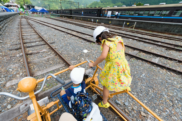 レールスター|千頭駅構内「トーマスフェア」