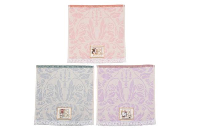 ミニタオルセット 1800円｜縦約25×横約25cm、3枚セット｜東京ディズニーリゾート・アプリ、ギャグファクトリー／ファイブ･アンド･ダイム