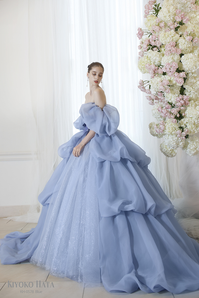 KIYOKO HATA（キヨコハタ）新作ウェディングドレス　KH-0578_Blue