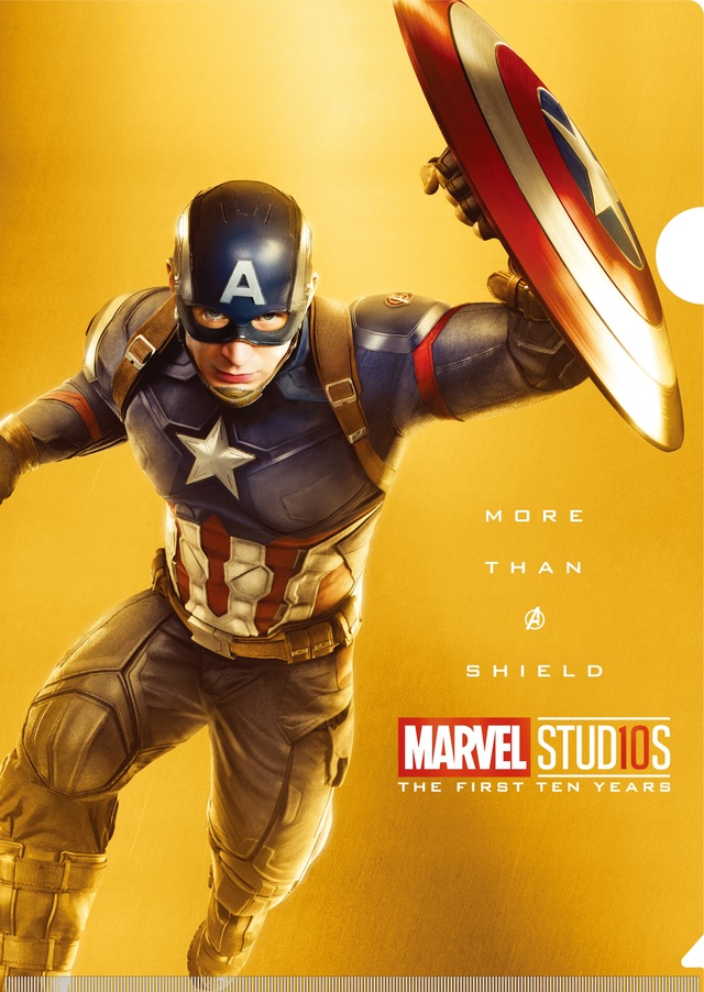 クリアファイルセットG(キャプテン・アメリカ、ウィンター・ソルジャー、ファルコン、ブラックパンサー、アントマン)