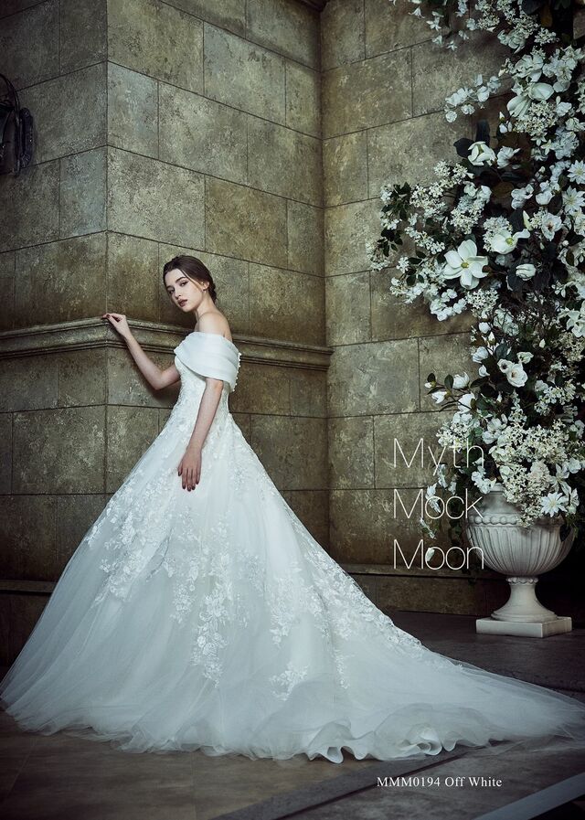 「Myth Mock Moon（ミスモックムーン）」新作ウェディングドレス MMM0194 offwhite