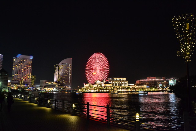 横浜みなとみらい　夜景 