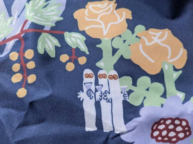 お花とニョロニョロが可愛い【ムーミン付録：刺繡トートバッグ】