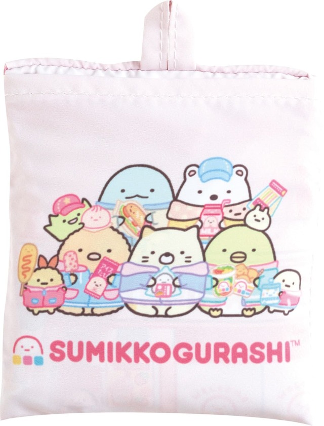 【すみっコぐらし】「ショッピングバッグ」¥1,870 コンパクトに持ち運べる!