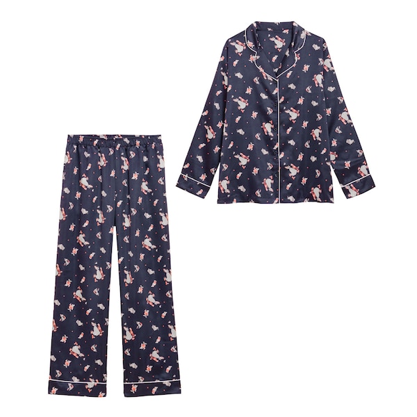 サテンパジャマ（長袖）Disney +X ￥2,490 +税