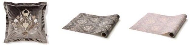 ヴィランズ ナイト/クッションカバー ダークグレー:¥5,000 ヴィランズ ナイト/リムーバブルウォールペーパー:¥3,600