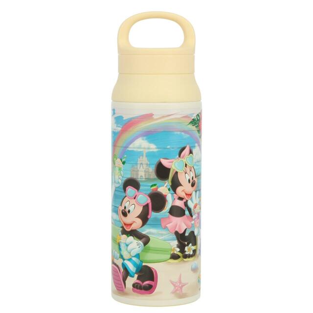 ステンレスボトル 4,000円｜夏の東京ディズニーリゾート「Hello Hello SUMMER!」グッズ｜販売店舗：東京ディズニーランド「グランドエンポーリアム」、東京ディズニーシー「タワー・オブ・テラー・メモラビリア」｜発売日：2026年6月11日（木）