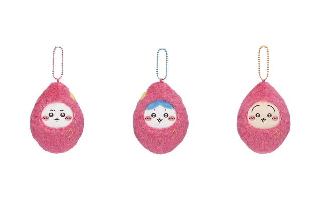 【ちいかわもぐもぐ本舗】「おいもなマスコット ちいかわ」「おいもなマスコット ハチワレ」「おいもなマスコット うさぎ」各1,870円