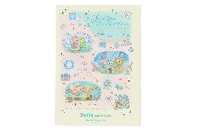 ノート 1,800円｜東京ディズニーシー「ダッフィー＆フレンズのファインド・ユア・ビューティフル・ブルー！」グッズ｜発売日：2026年7月7日(火)