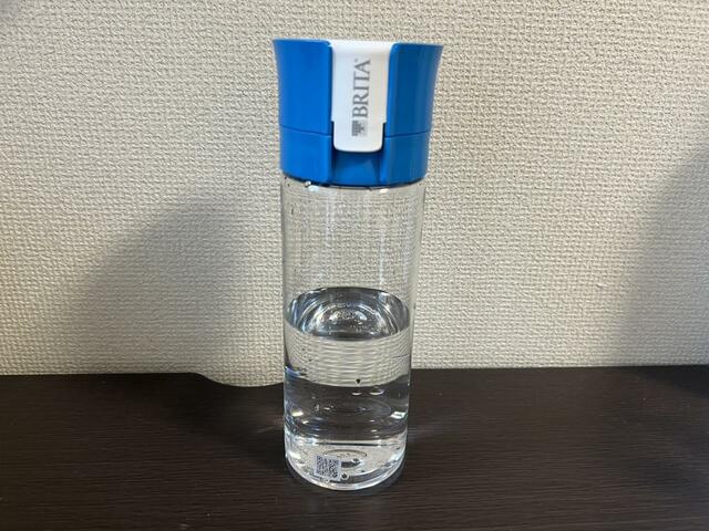 【BRITAボトル型浄水器】水道水をいれて使用開始