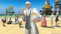 “光の戦士”としてFF14の世界に降り立ったカーネル・サンダース【KFC×FF14コラボキャンペーン第2弾】