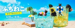 カフェ・ベローチェ「ふちねこ サマーキャンペーン」