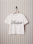 【HELLO KITTY meets Her lip to “Limited Collection”】「HLT x Hello Kitty Front Logo Tee」8,800円(rose/white)