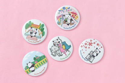 激☆レア♪　上野動物園・パンダ・40周年記念・非売品、缶バッチ♪ 激☆レア♪ 上野動物園・パンダ・40周年記念・非売品、缶バッチ♪