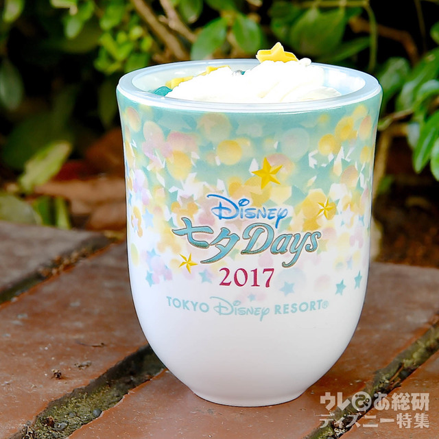 パイナップル＆ホワイトチョコレートムース、スーベニアカップ付き｜2017年「ディズニー七夕デイズ」スペシャルメニュー