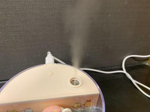 【宝島社　すみっコぐらし ぷかぷか加湿器 しろくまver.】6時間の連続使用が可能です