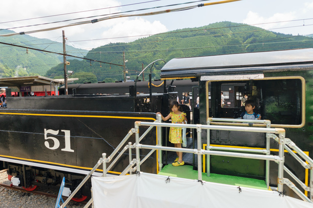 千頭駅構内「トーマスフェア」