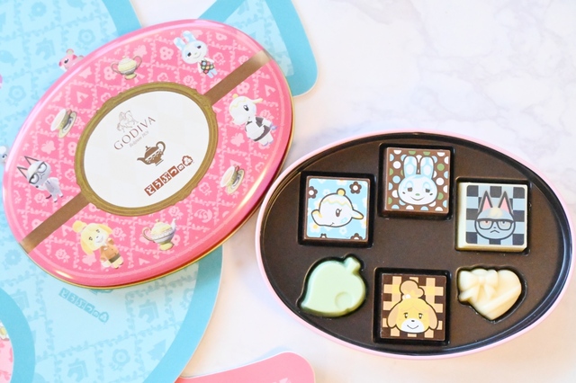 【ゴディバ meets どうぶつの森 アソートメント/Pink 6粒入 ティーマットセット】「ゴディバ meets どうぶつの森 アソートメント/Pink 6粒入」は単品2,160円でも購入可能