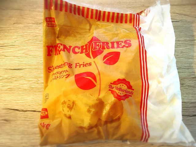 フライドポテト　シューストリング 195円