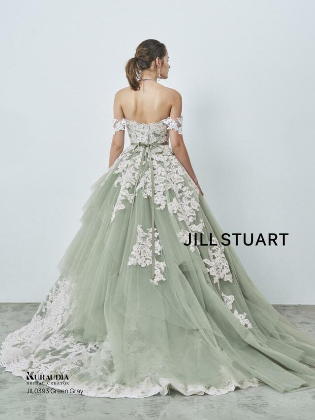 【JILL STUART（ジルスチュアート）新作ウェディングドレス】JIL0393-Green_Gray