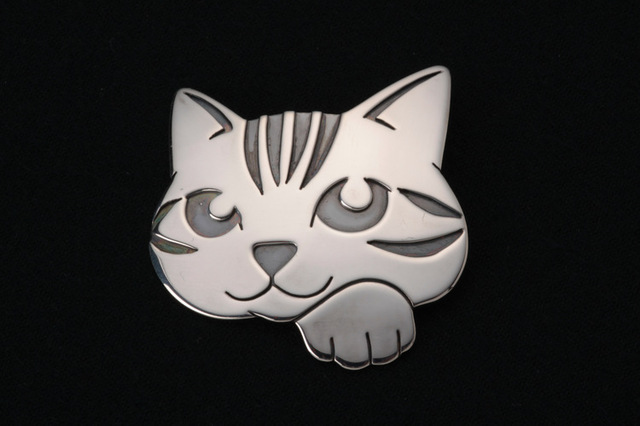 『江口タツオ』シルバーブローチ　33,000円