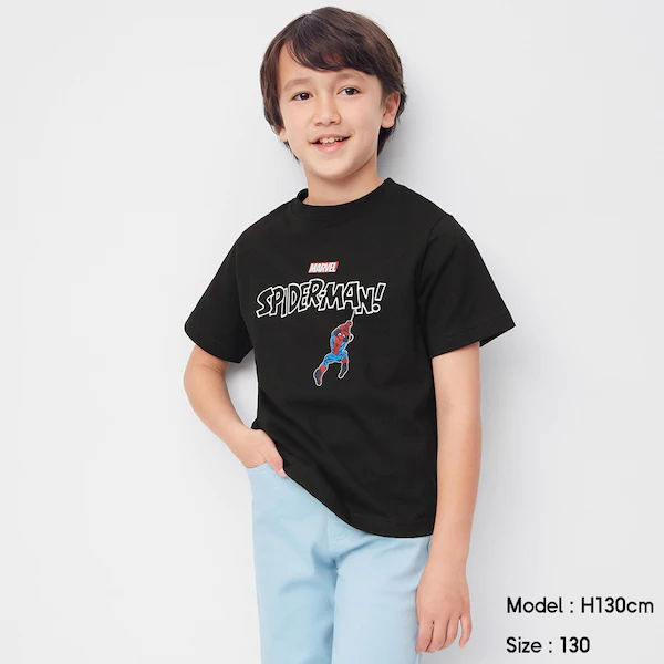 KIDS(男女兼用)グラフィックT(半袖)MARVEL 990円+税