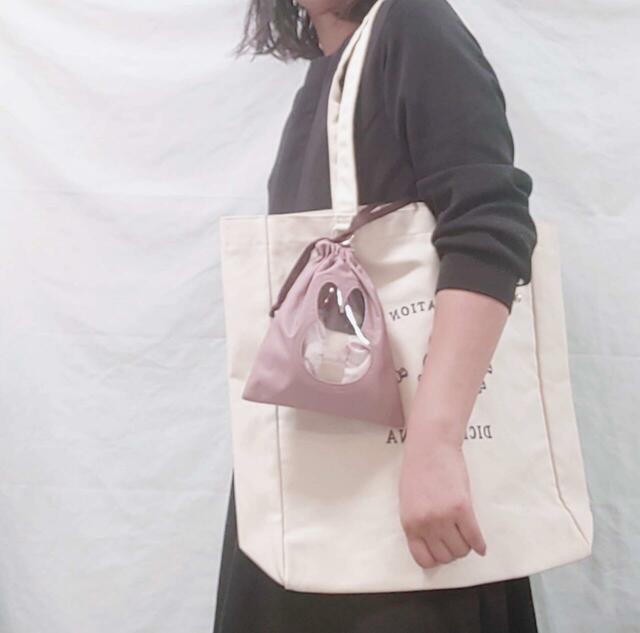 バッグ×巾着もキュート