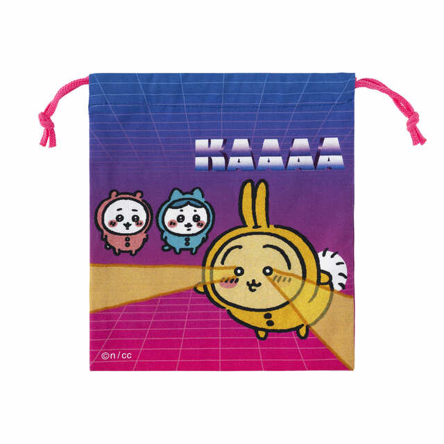 【ちいかわらんど 新宿店】「トーキョー ちいかわ ほどよいサイズの巾着」／裏面