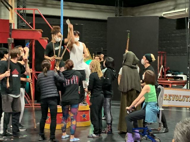 ミュージカル『ピピン』稽古の様子